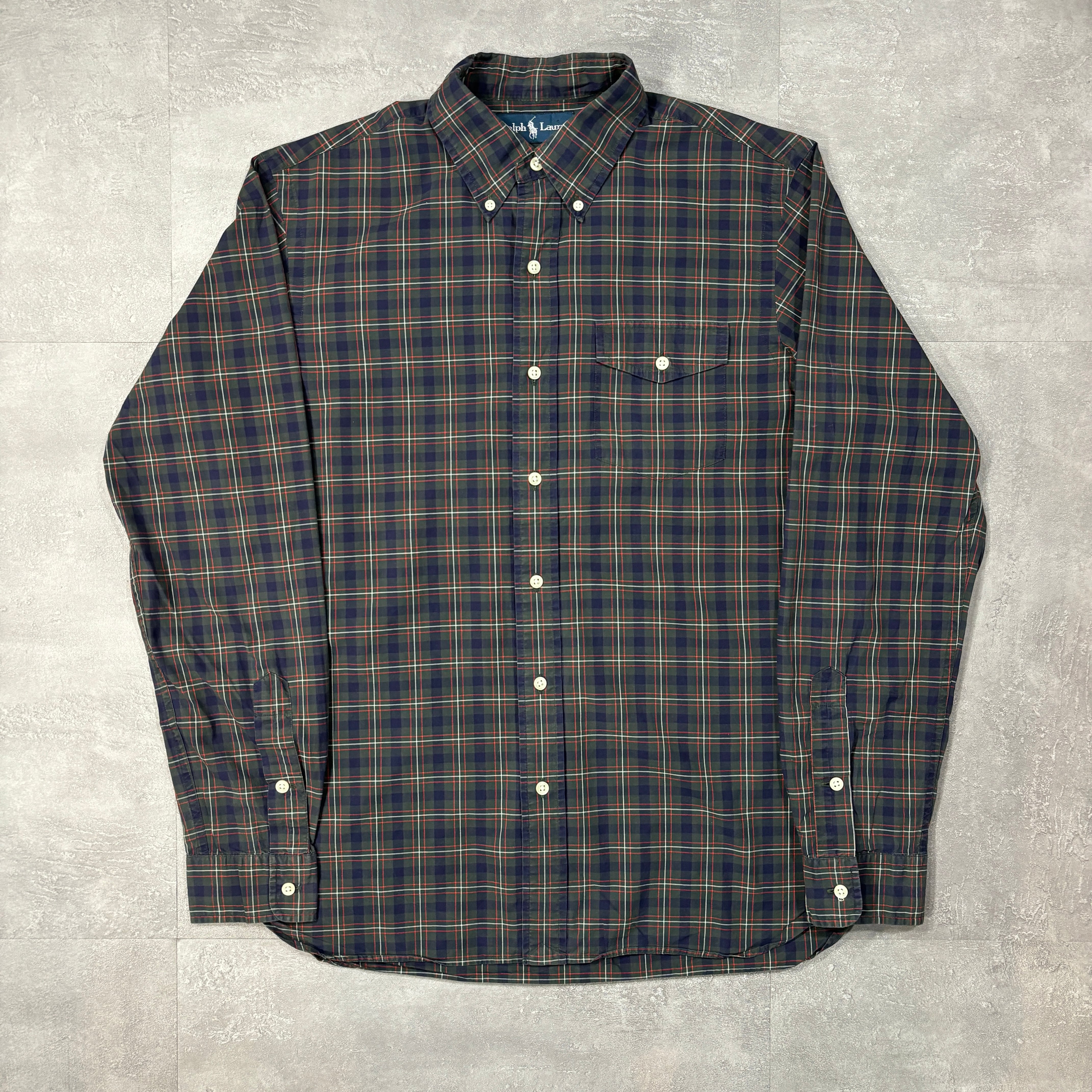 《M》 POLO RALPH LAUREN ポロラルフローレン チェック シャツ No.4040