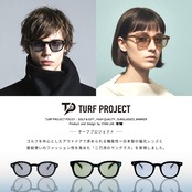 TURF PROJECT　跳ね上げ　日本製偏光レンズ搭載サングラス［TPGC-655］GOLF&CITY　二刀流デザイン　UV100％カット/UV400　ケース付き　形：トレンドウェリントン