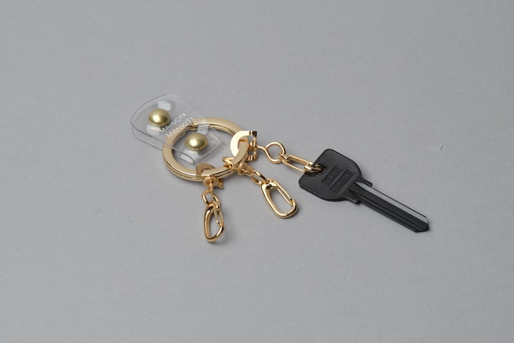 ＫＥＹ　ＲＩＮＧ_真鍮キーリング_■クリア・GOLD■ | MAISON　MANKITI　メゾンマンキチ powered by BASE