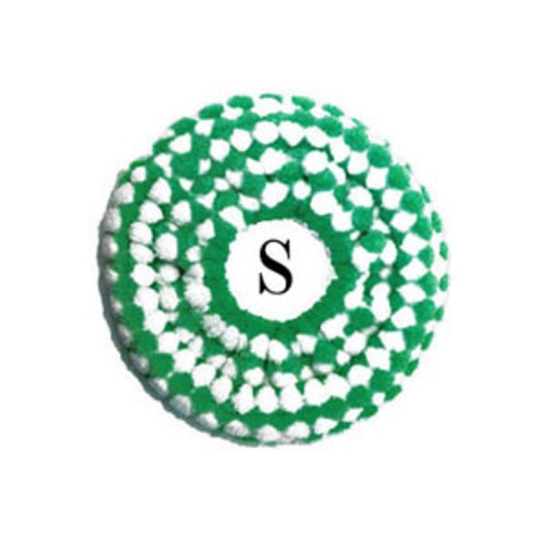 エステバスボール【Sサイズ専用】ふわリング（グリーン×ホワイト）　 [S size] fluffy ring  [green×white color]