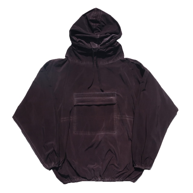 DAIRIKU 24SS Vintage Wash Parachute Anorak Parka (Vintage Mud Black)