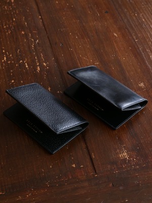 【SOLE OPTION】 Pulteney / Business Card Holder / BLACK（Bridle）