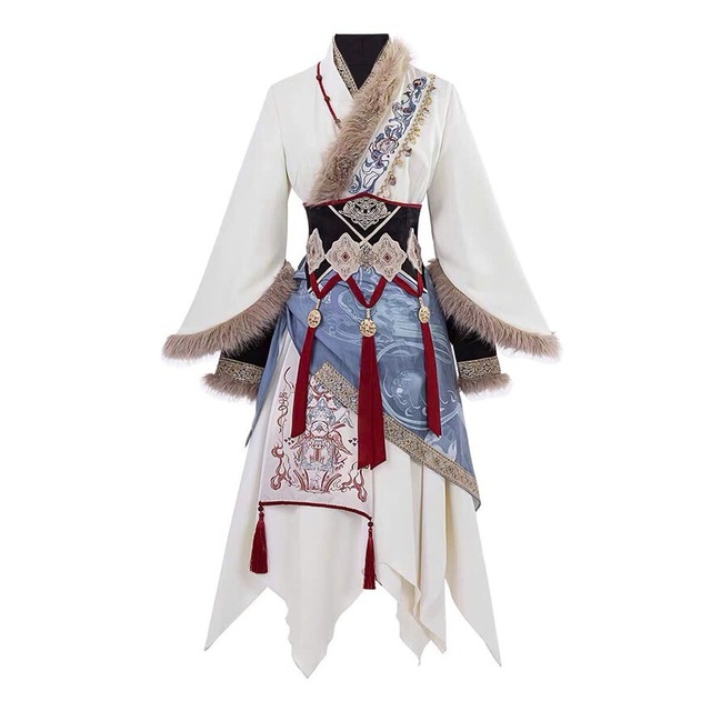 中華ロリィタ 4点 セットアップ 民族風 刺繍 タッセル イベント衣装 撮影会 舞台衣装