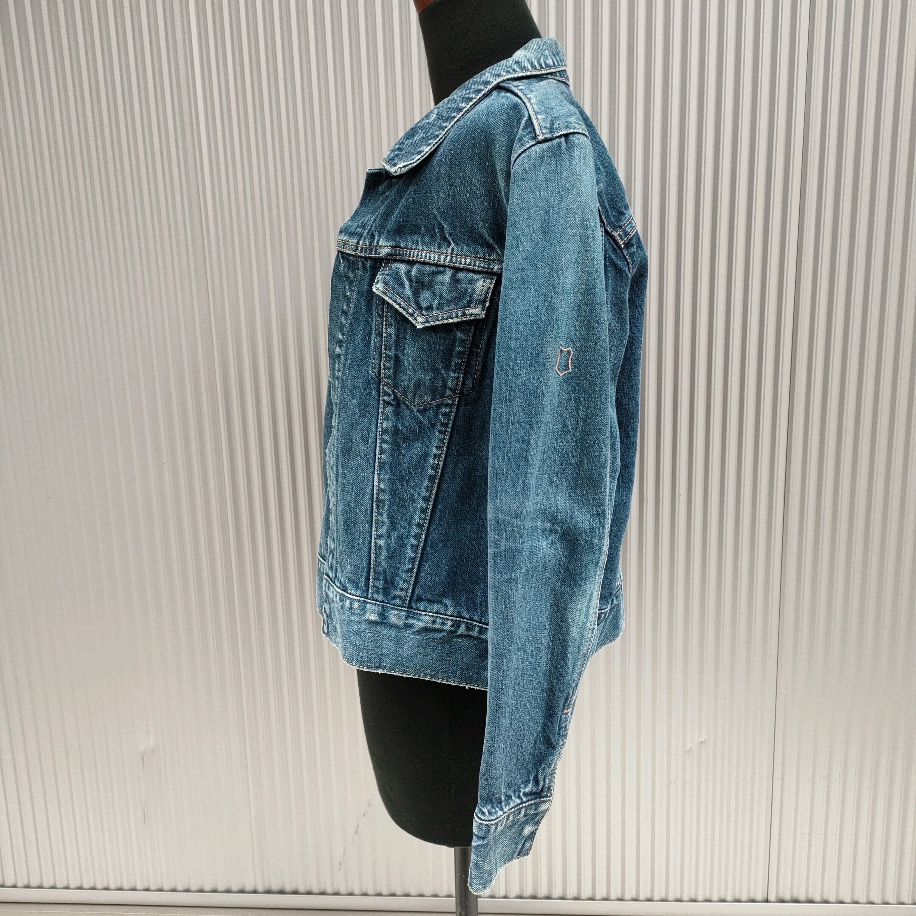 ○【2way】コズミックワンダー ジーンズCOSMIC WONDER  JEANS/JF21024/ダメージ加工/Gジャン/デニムジャケット/0/Q0508MS20