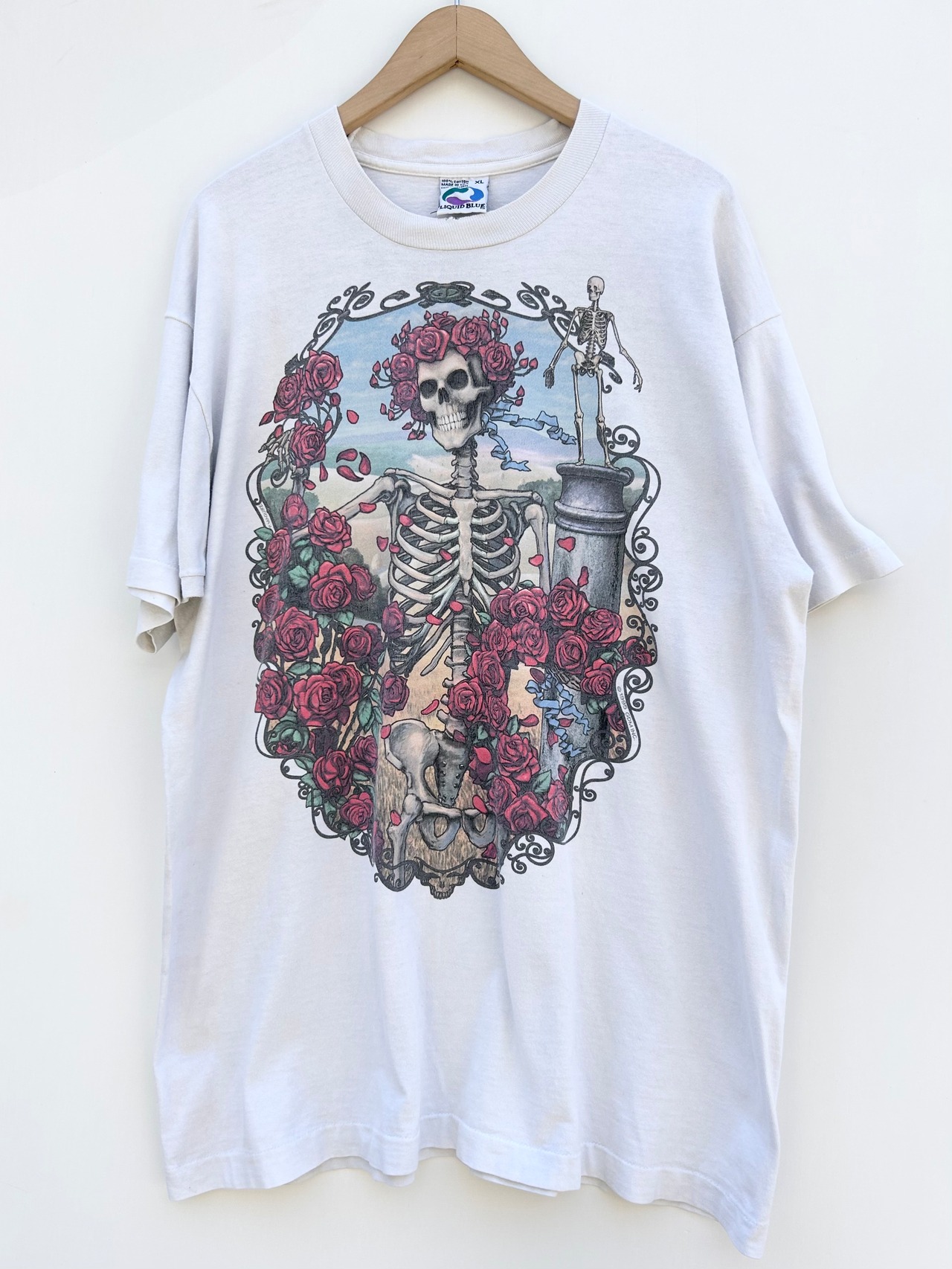 90s GRATEFUL DEAD "LIQUID BLUE" Tee MADE IN USA Size XL