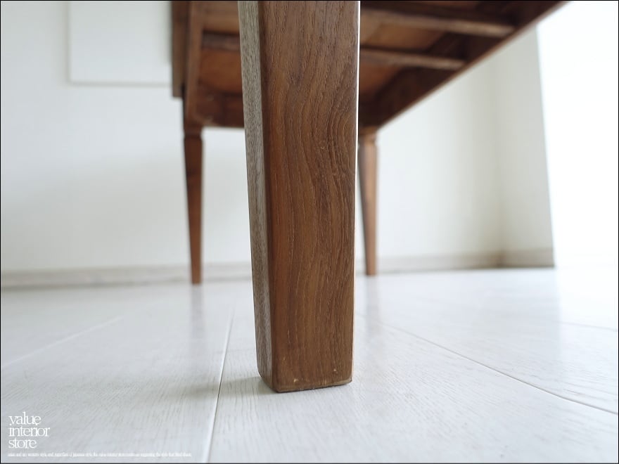 チーク無垢材 ヴィンテージダイニングテーブルKLE 食卓テーブル 古材