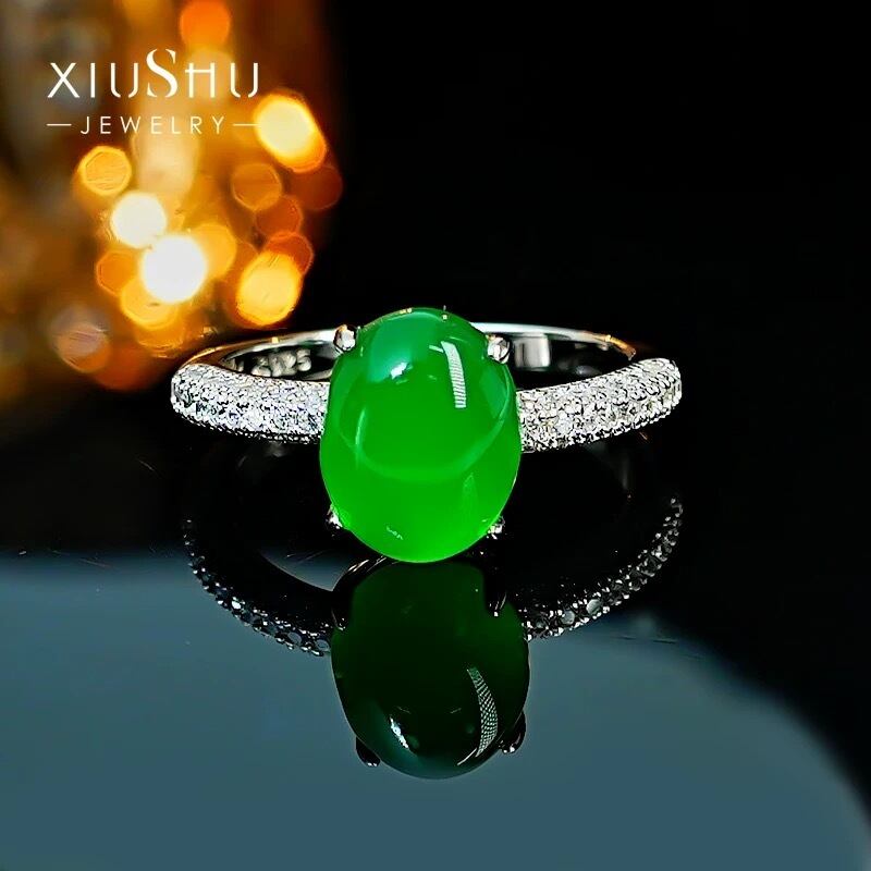 SV越物アコヤ真珠無調色グリーンカルセドニ ークリームソーダ