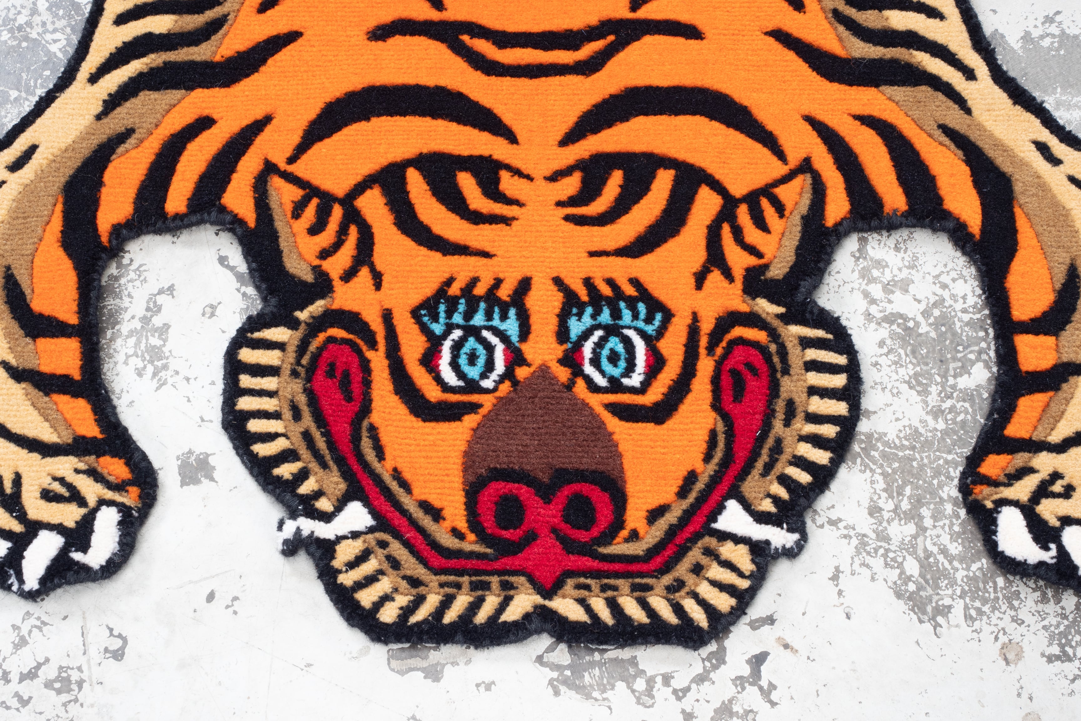 Tibetan Tiger Rug 《Sサイズ•ウール447》チベタンタイガーラグ