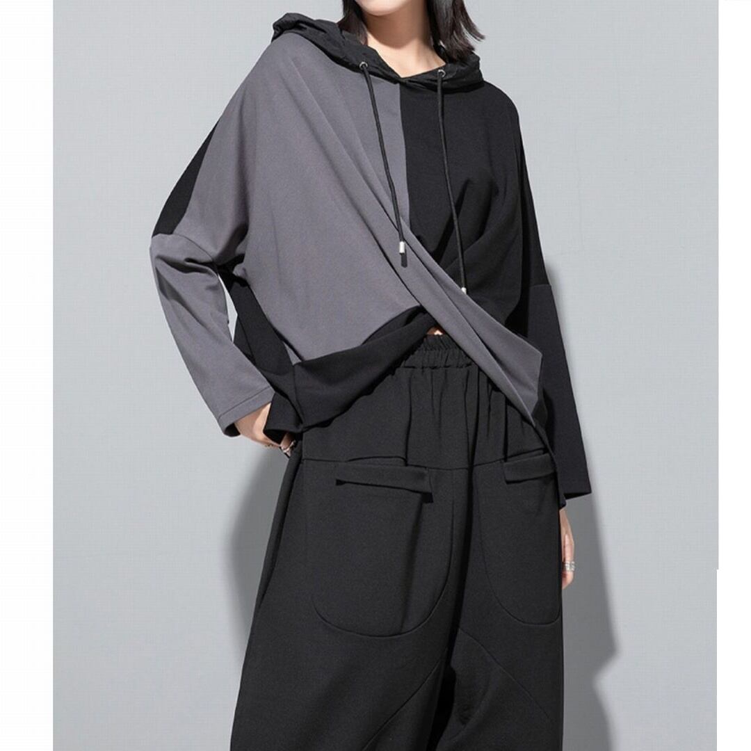 イレギュラー2カラークロスパーカー PU0199