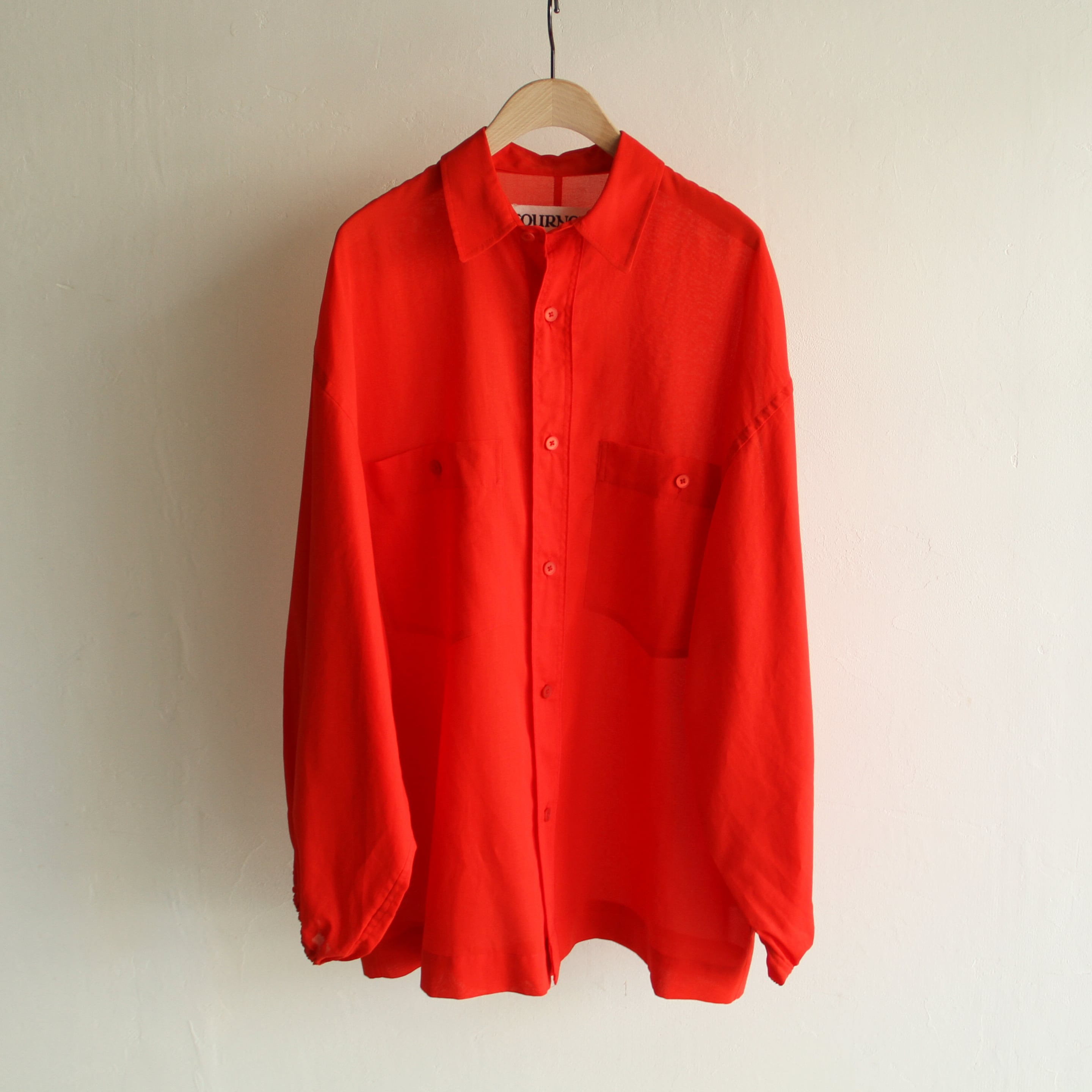 最終値TOURNON COTTON ETTE プルオーバー TOURNON. Cotton georgette over shirt | Terminal