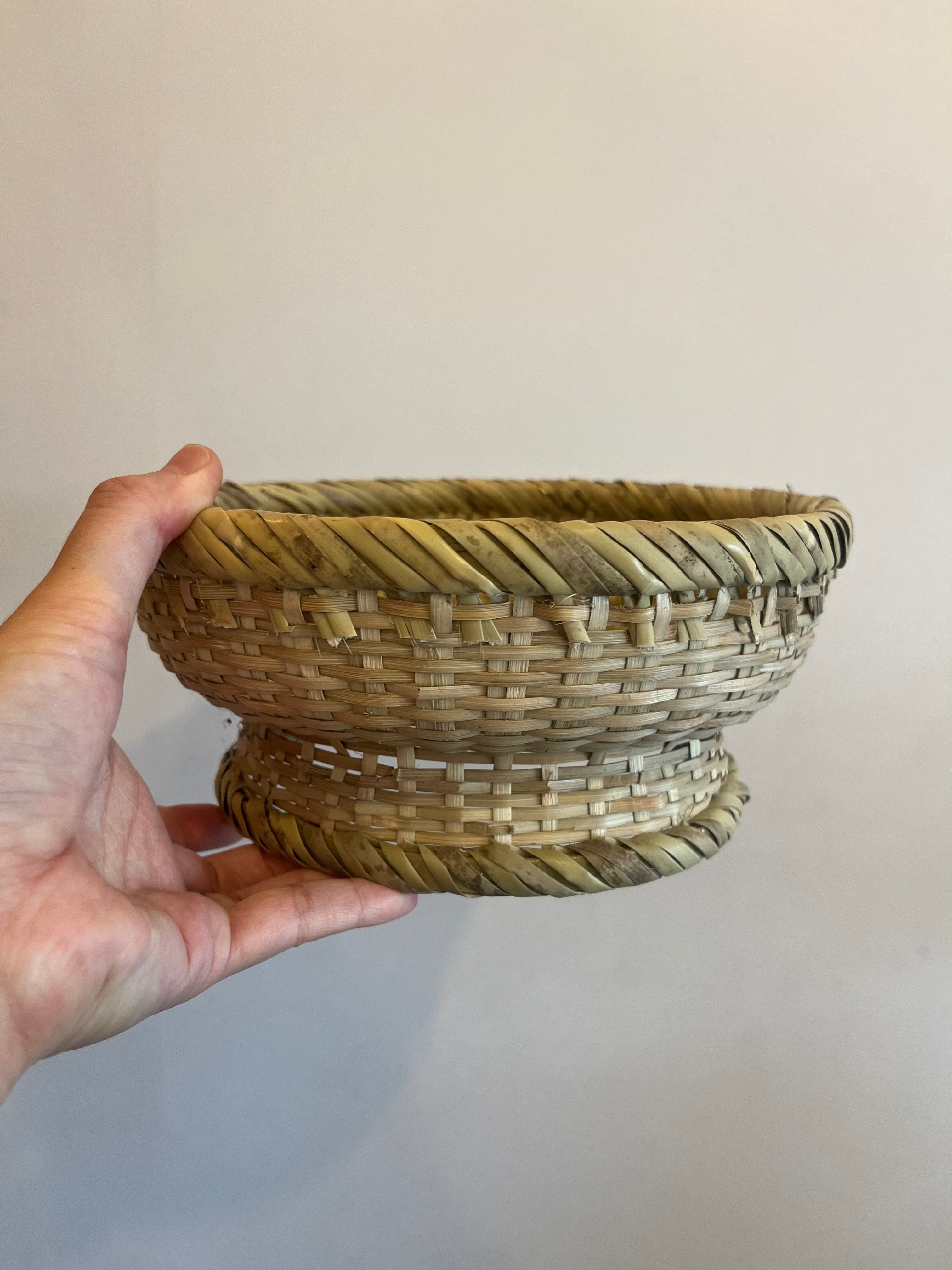 鳥越竹細工 竹籠 収穫籠　カゴ　おぼけ　つぼけ 鳥越竹細工 竹籠 収穫籠 カゴ おぼけ つぼけ 鳥越竹細工 小さな