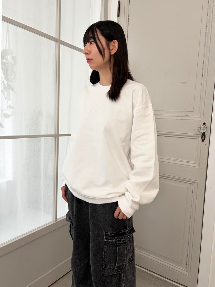受注生産・株の買い時オフィシャル「Momentum スウェット・ホワイト