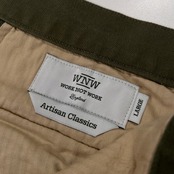 WNW WORK NOT WORK ワークノットワーク アーバンリサーチ ライン入り ミリタリー パンツ サイズ L /カーキ/メンズ