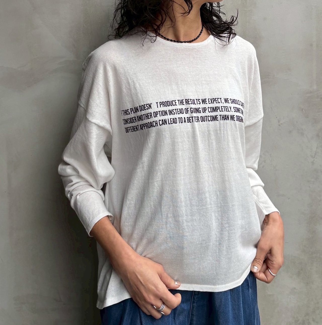 新品♡flamingo firm♡ロゴニットビックTシャツ♡送料込み flamingofirm