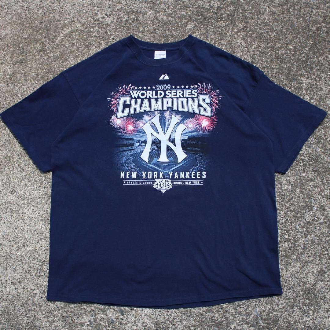 【XXLサイズ】松井秀喜さんMVP New York Yankees 2009 ワールドチャンピオン 古着 Tシャツ