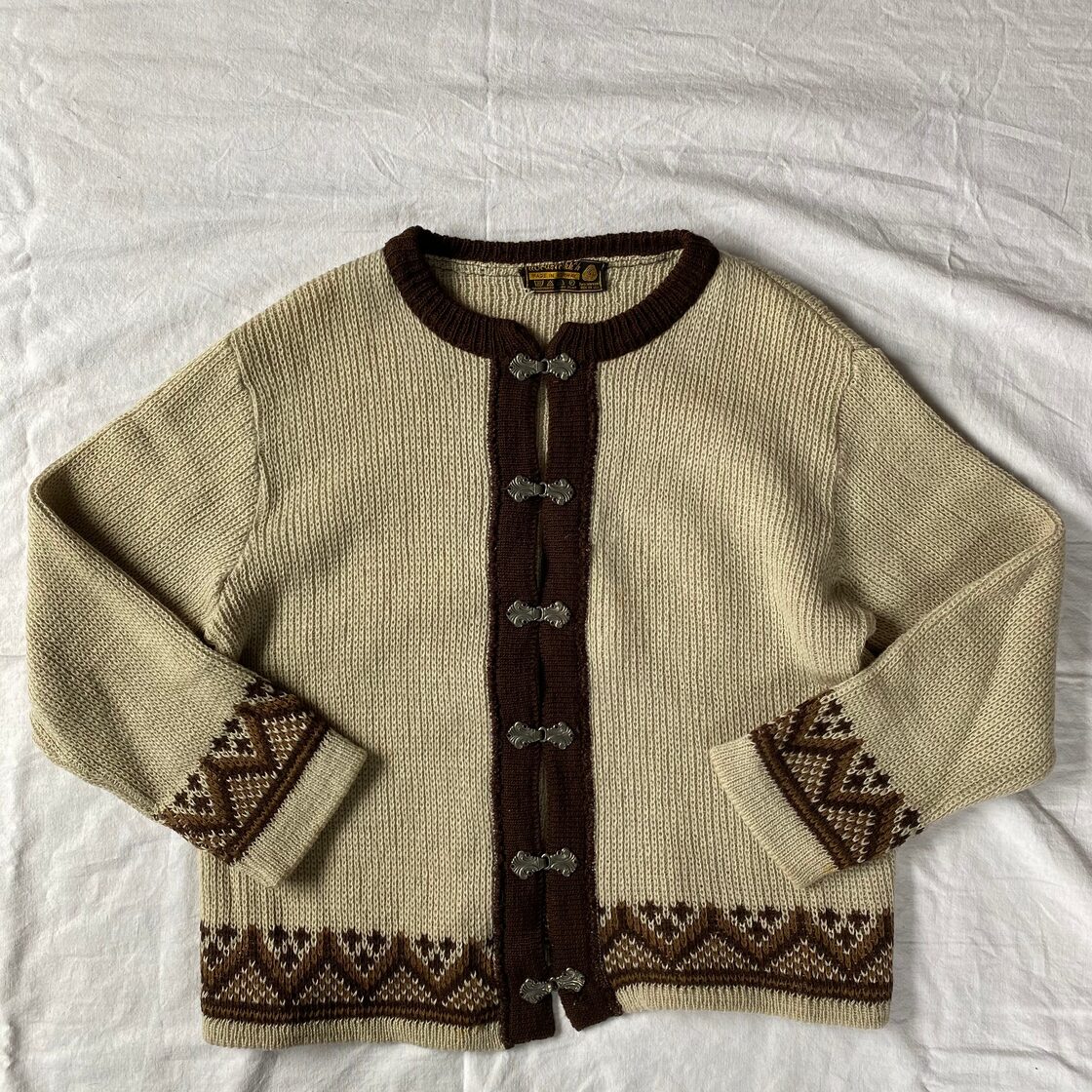 70s Nordstrikk ノルディック カーディガン ノルウェー製 古着 