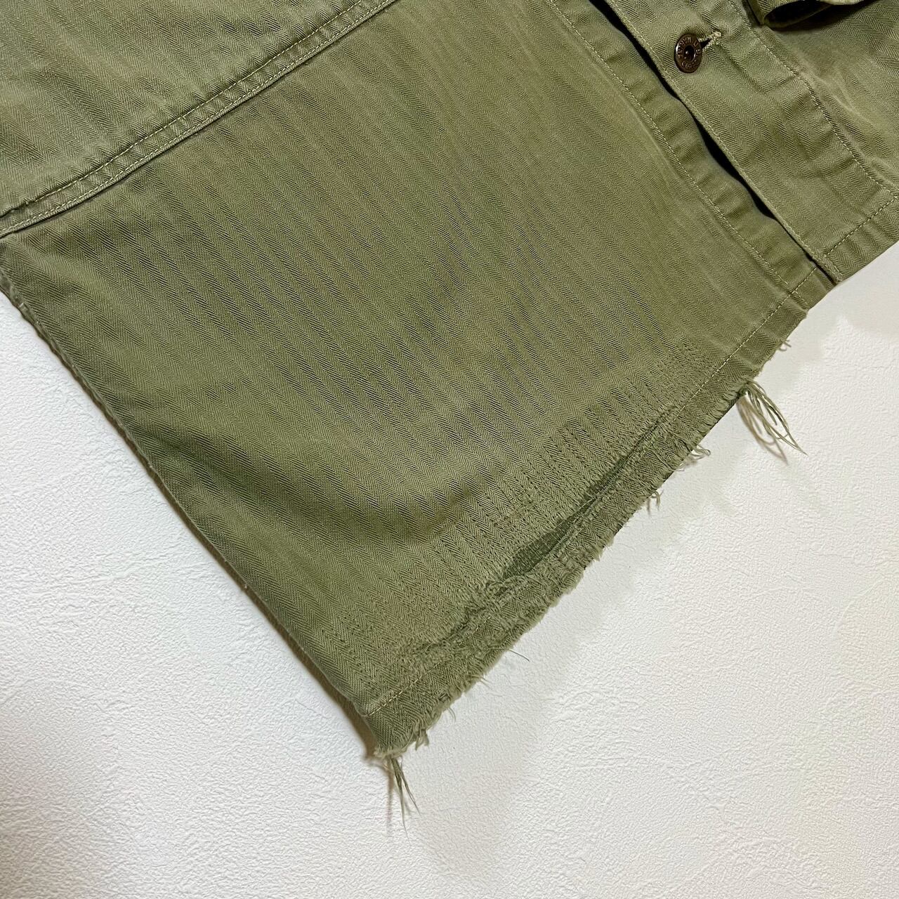 40s USMC HBT P44 ヘリンボーンツイル ミリタリー 40 古着 | RUFFY