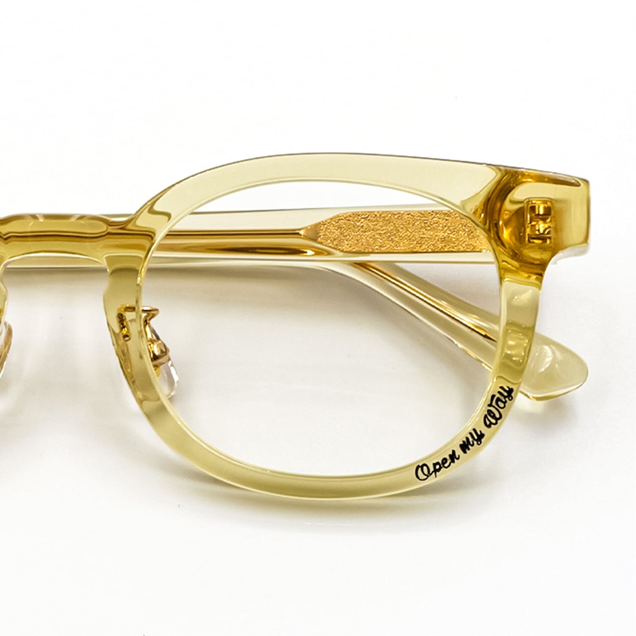 N.S.H NSH サングラス Open my way クリアフレーム N.S.H サングラス⚡︎ Open my way ⚡︎クリアフレーム ブルーレンズ