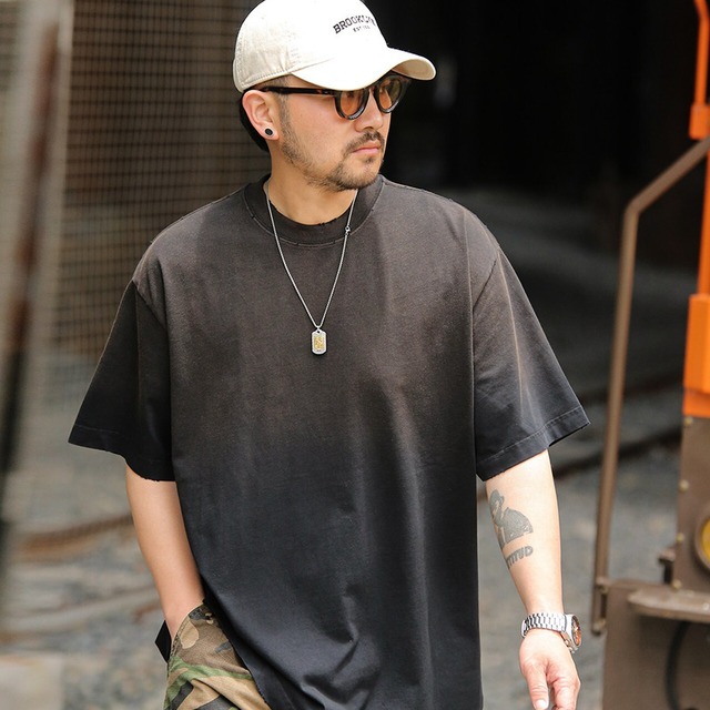 ヴィンテージ・ウォッシュ・クルーネックティー｜Tシャツ