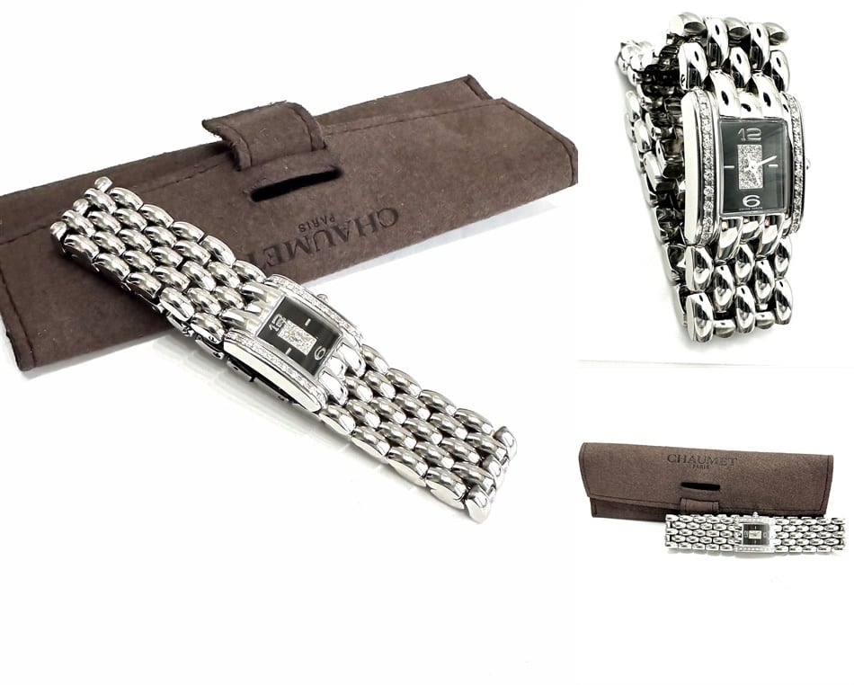 CHAUMET ショーメ ケイシス ダイヤモンド パヴェ Qz クォーツ 時計