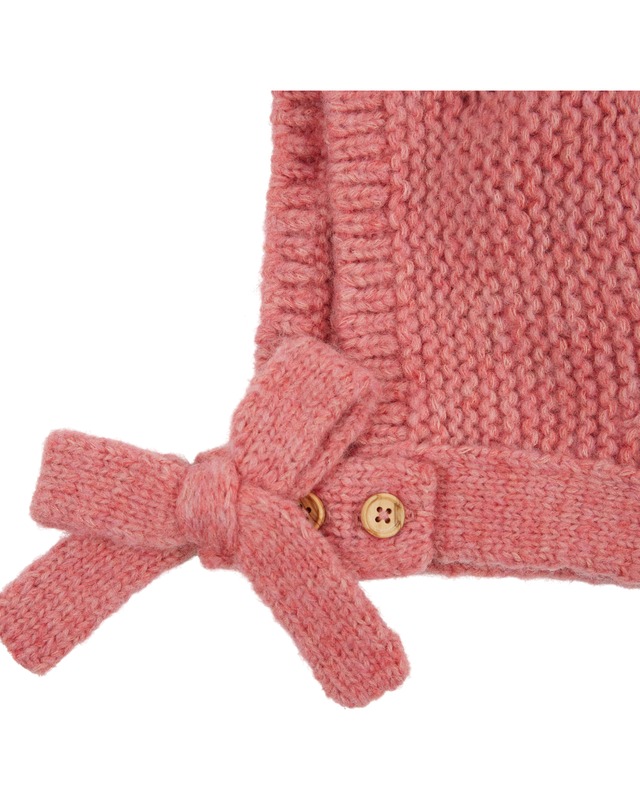 【Emile et Ida】Merino Wool Hood – Pink
