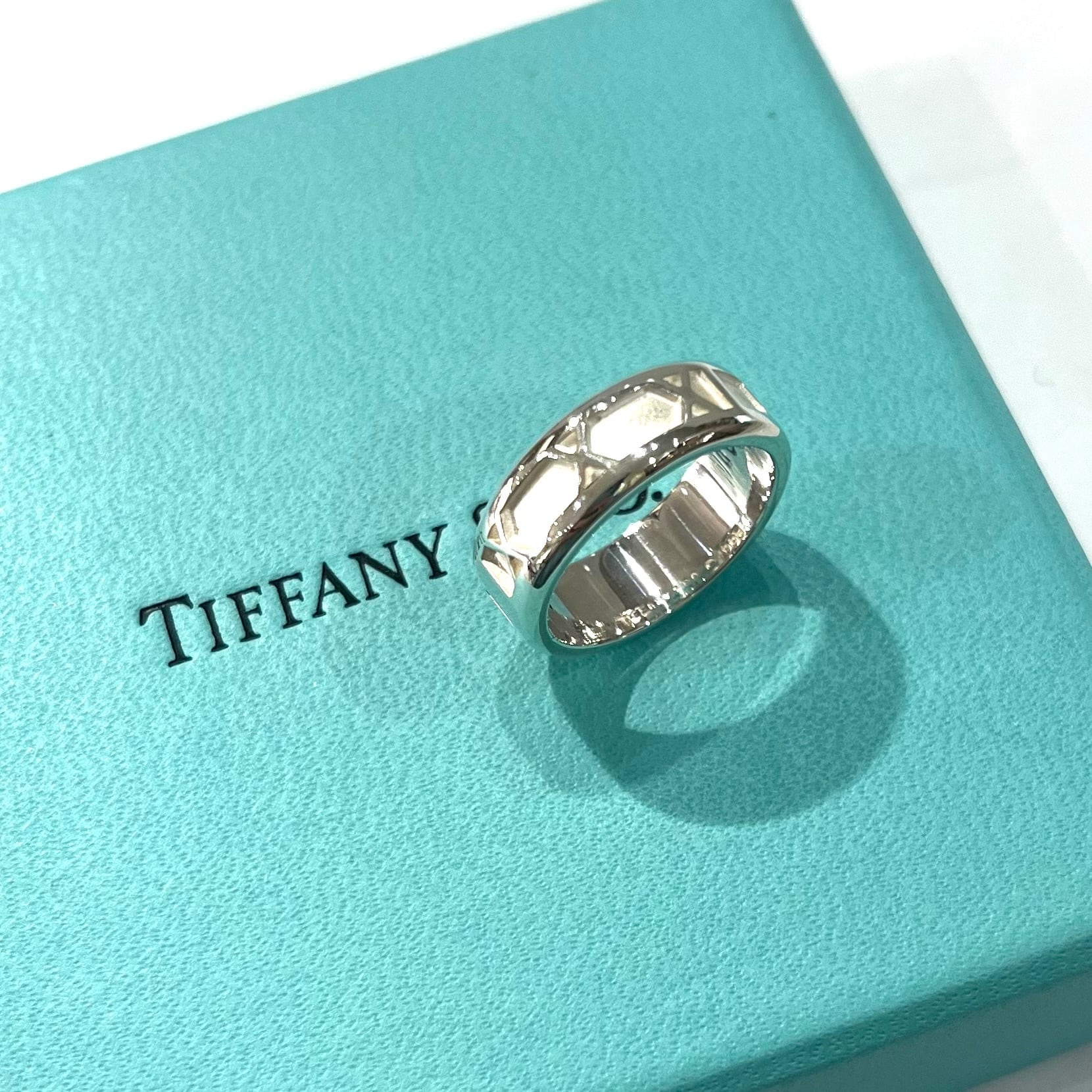 TIFFANY&CO】2331 永遠に。シルバー925 11号アトラスリング指輪