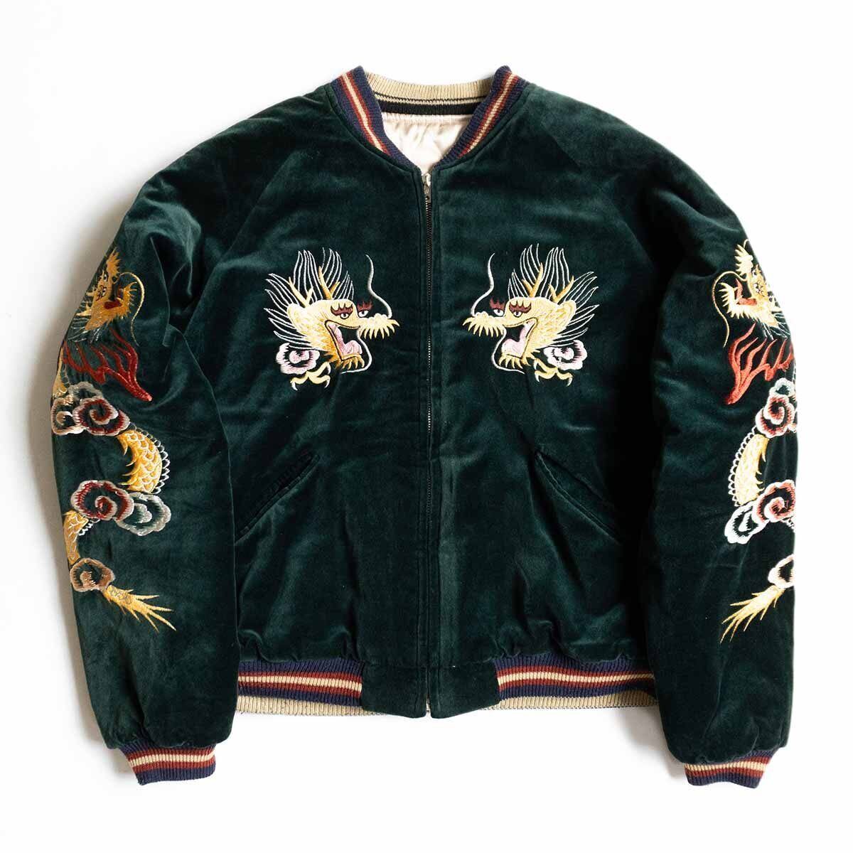 Polo by Ralph Lauren リバーシブル スカジャン 刺繍 Polo by Ralph Lauren リバーシブル スカジャン 刺繍