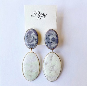 marble pierce / earring