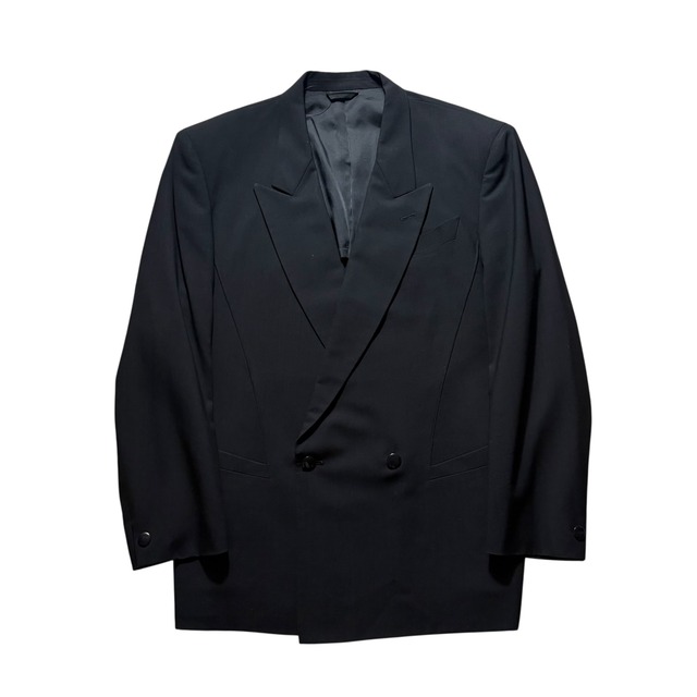 vintage THIERRY MUGLER black double breasted tailored jacket