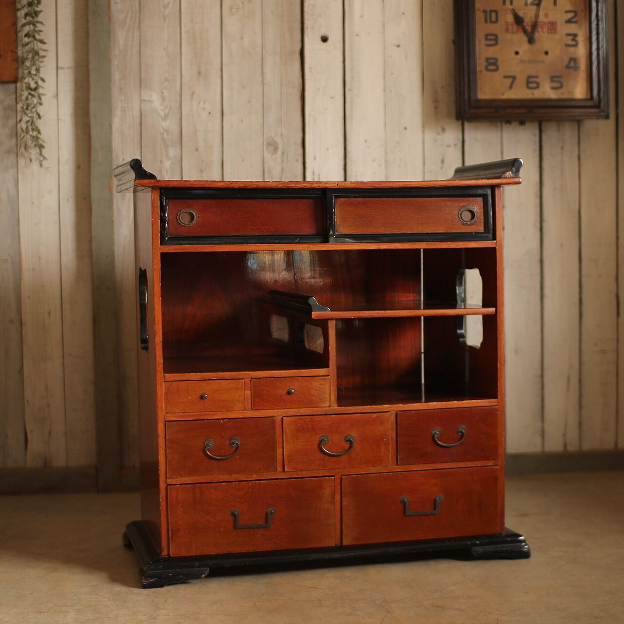 江戸時代嘉永期 古い木製の机 テーブル | denbee 古道具