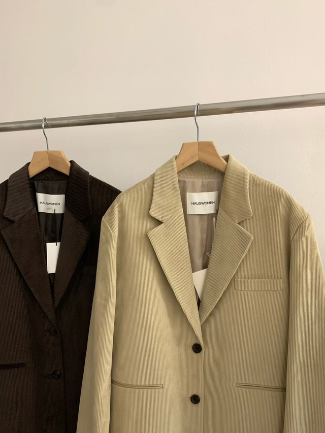 (予約) HAUS / Downtown corduroy jacket 2color