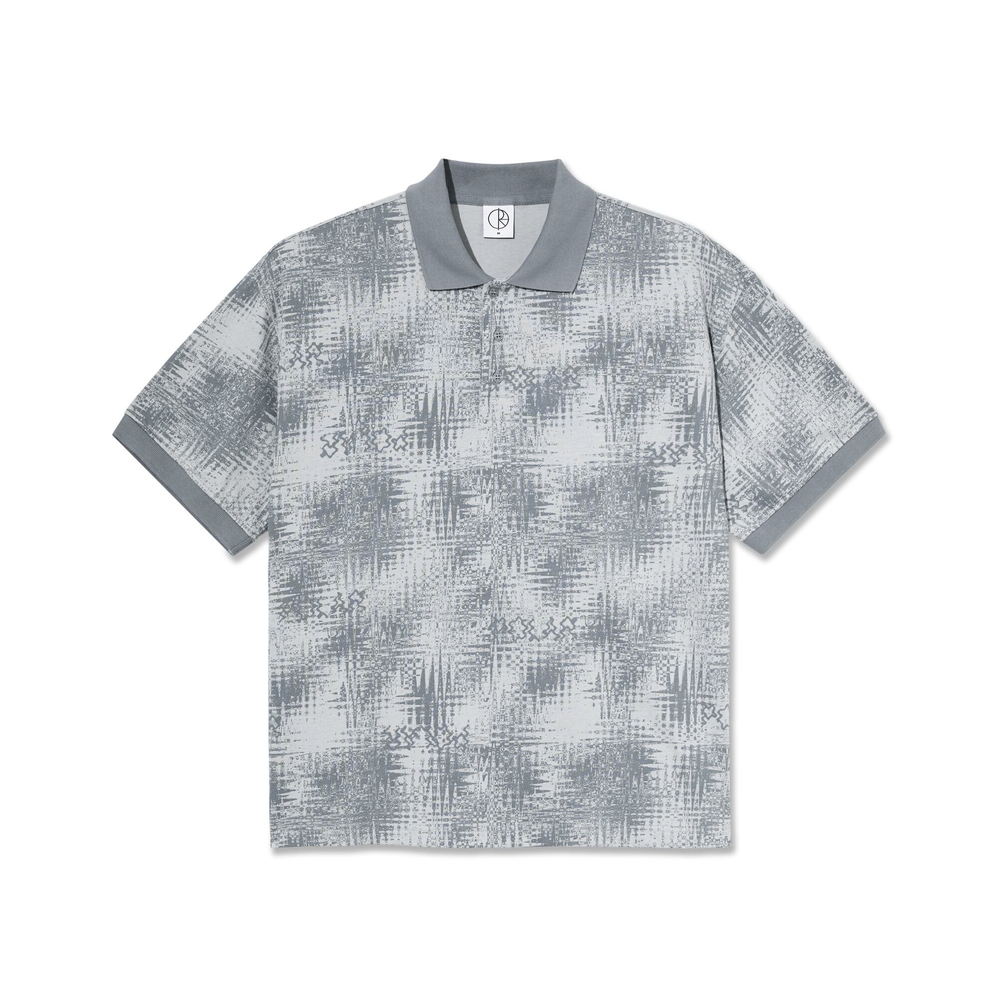 POLAR / SCRIBBLE SURF POLO SHIRT / SILVER
