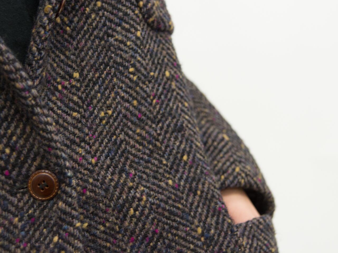 【BALLY】 Tweed jacket Made in Italy(イタリア製 バリー ネップツイードジャケット)1a