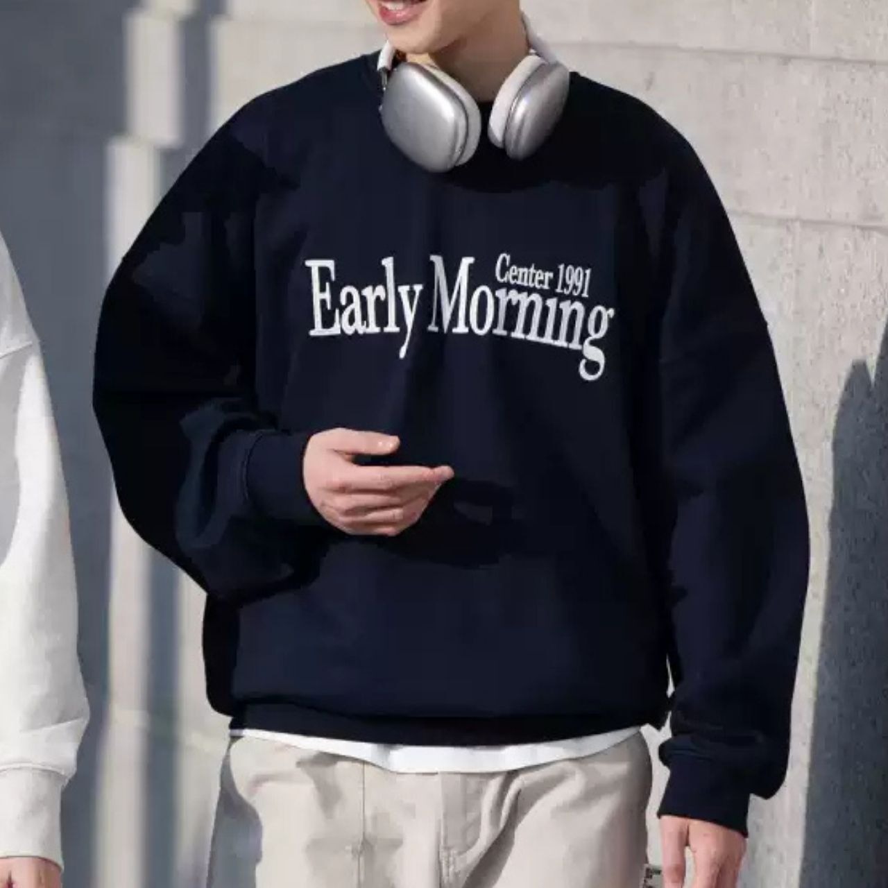 刺繍ロゴカレッジスウェット　1014