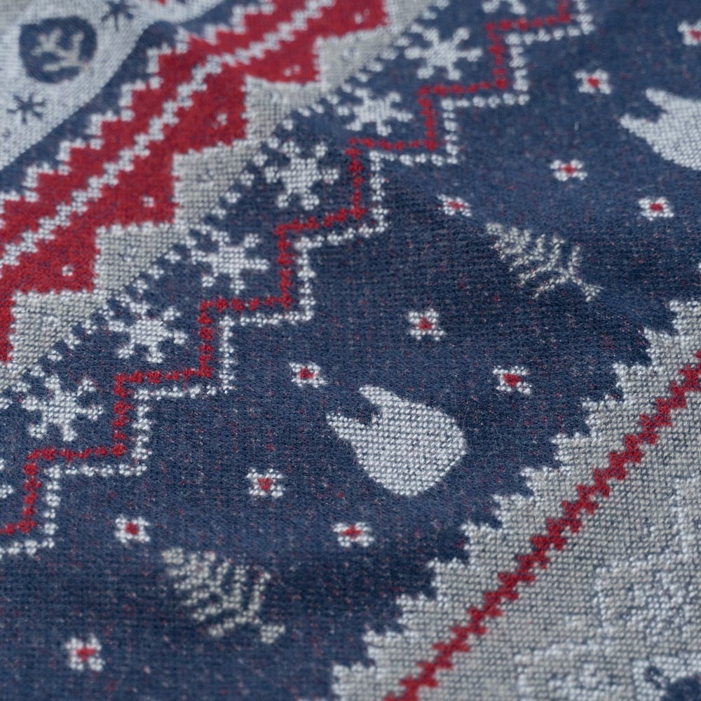 となりのトトロ ボタン付ストール 雪の結晶（8776） | すすのこ商店