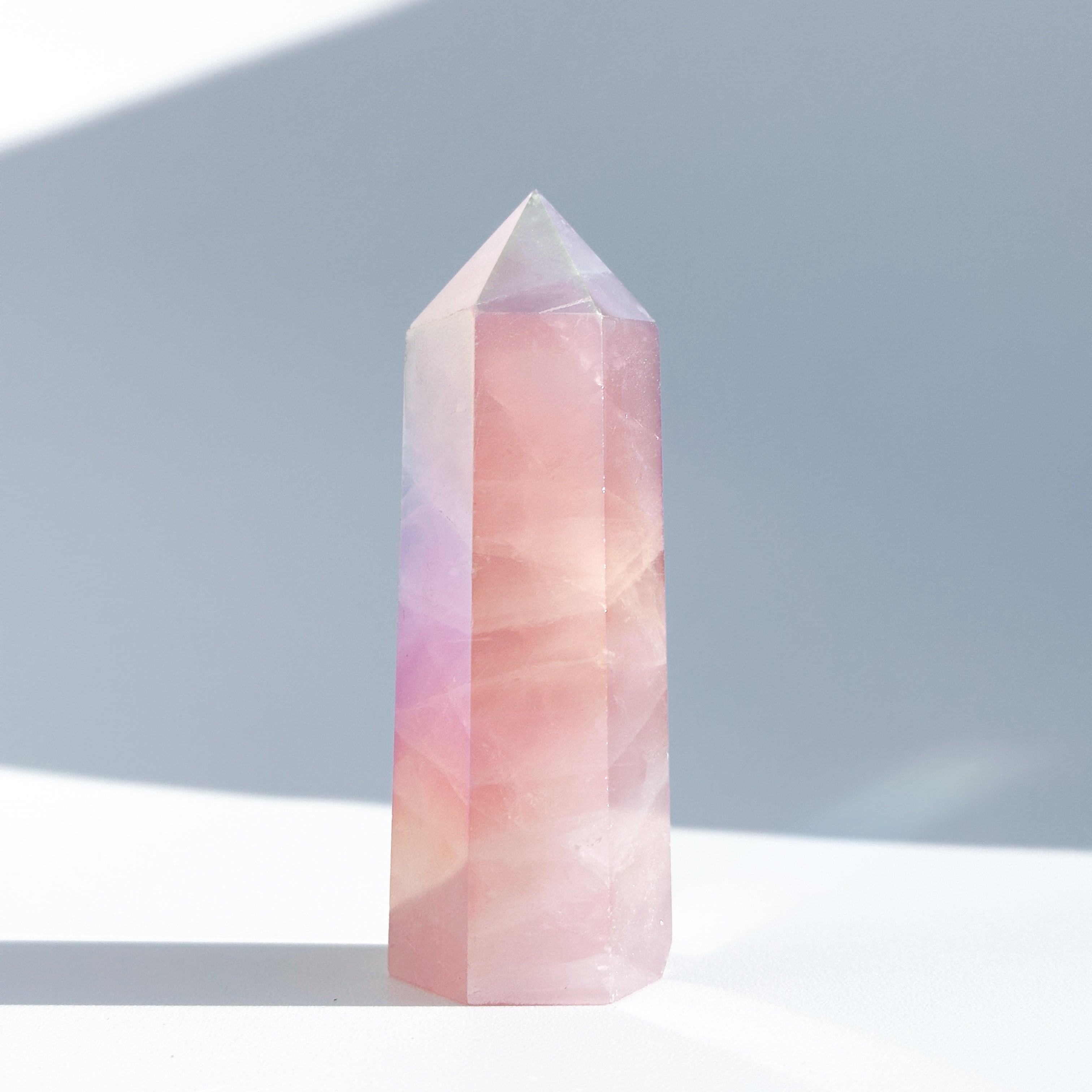 エンジェルオーラローズクォーツ タワー11✧ Angel Aura Rose Quartz ✧天然石・鉱物・パワーストーン