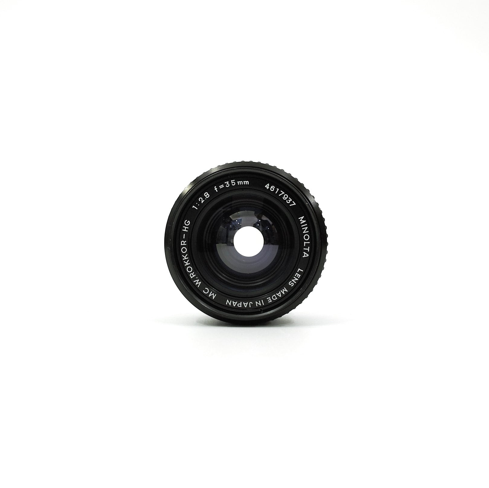 MINOLTAミノルタ　W.ROKKOR-HG 35mm f2.8単焦点レンズ