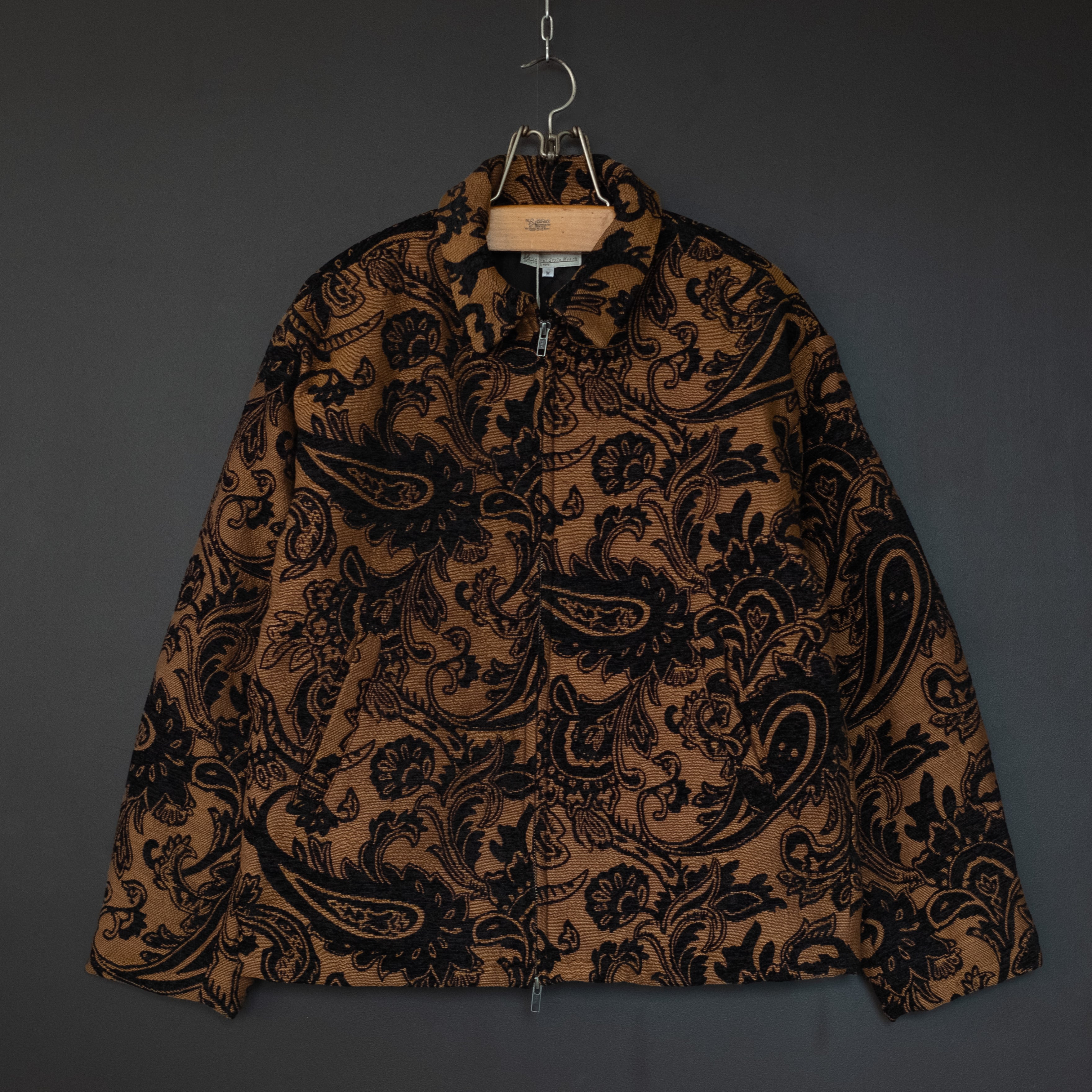 Universal Style Wear】 tapestry jacket (black) | dros dro