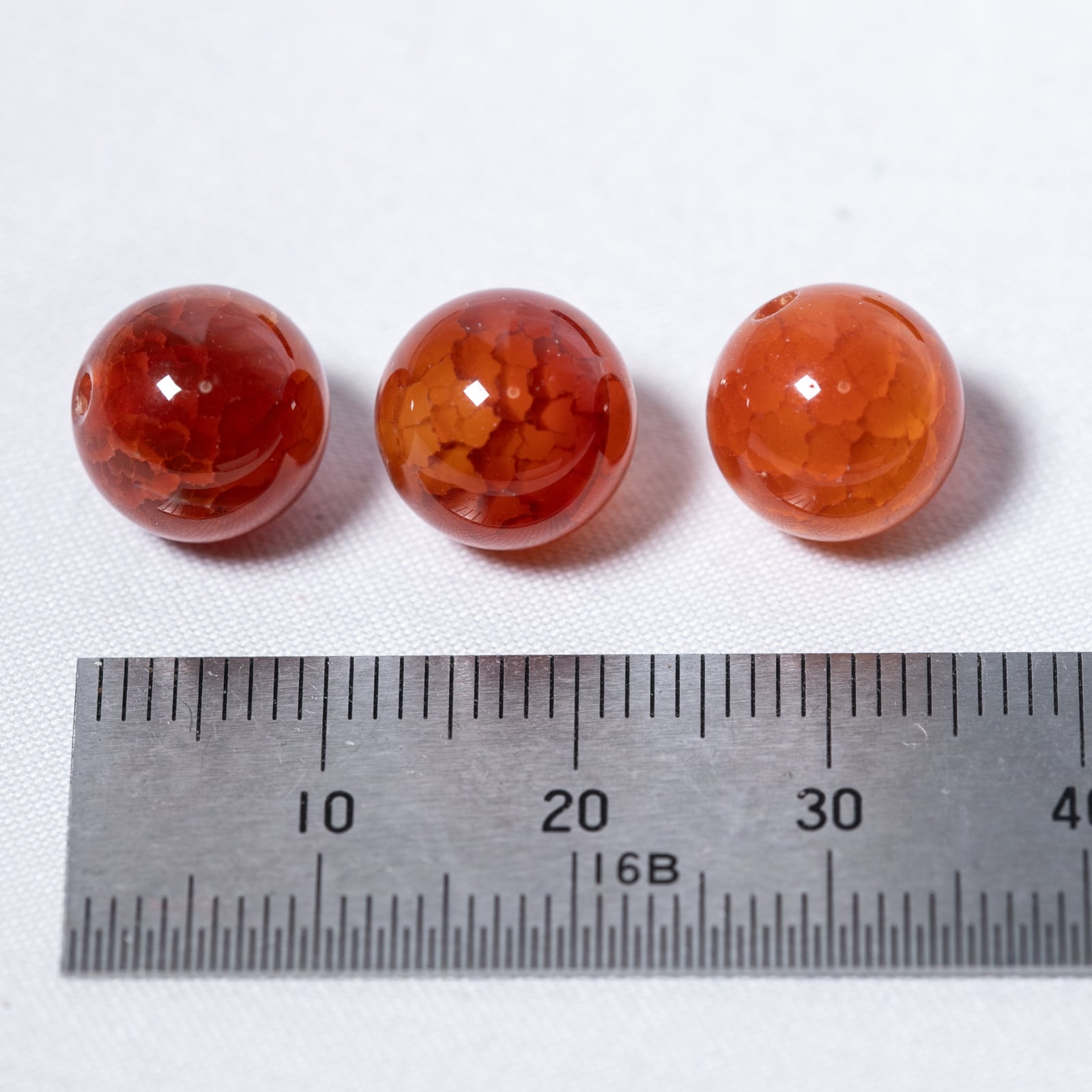 パールクリエイト A5 レッドドラゴンアゲート 3粒 10mm 赤 パールクリエイト A5 レッドドラゴンアゲート 3粒 10mm 赤