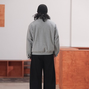 カラー ジップレス ショートブルゾン K5594