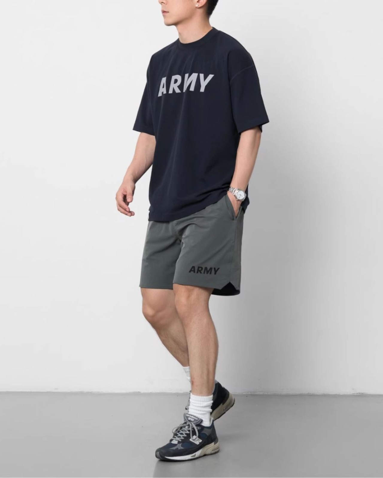 ショートスリーブプリントTシャツ　S0096