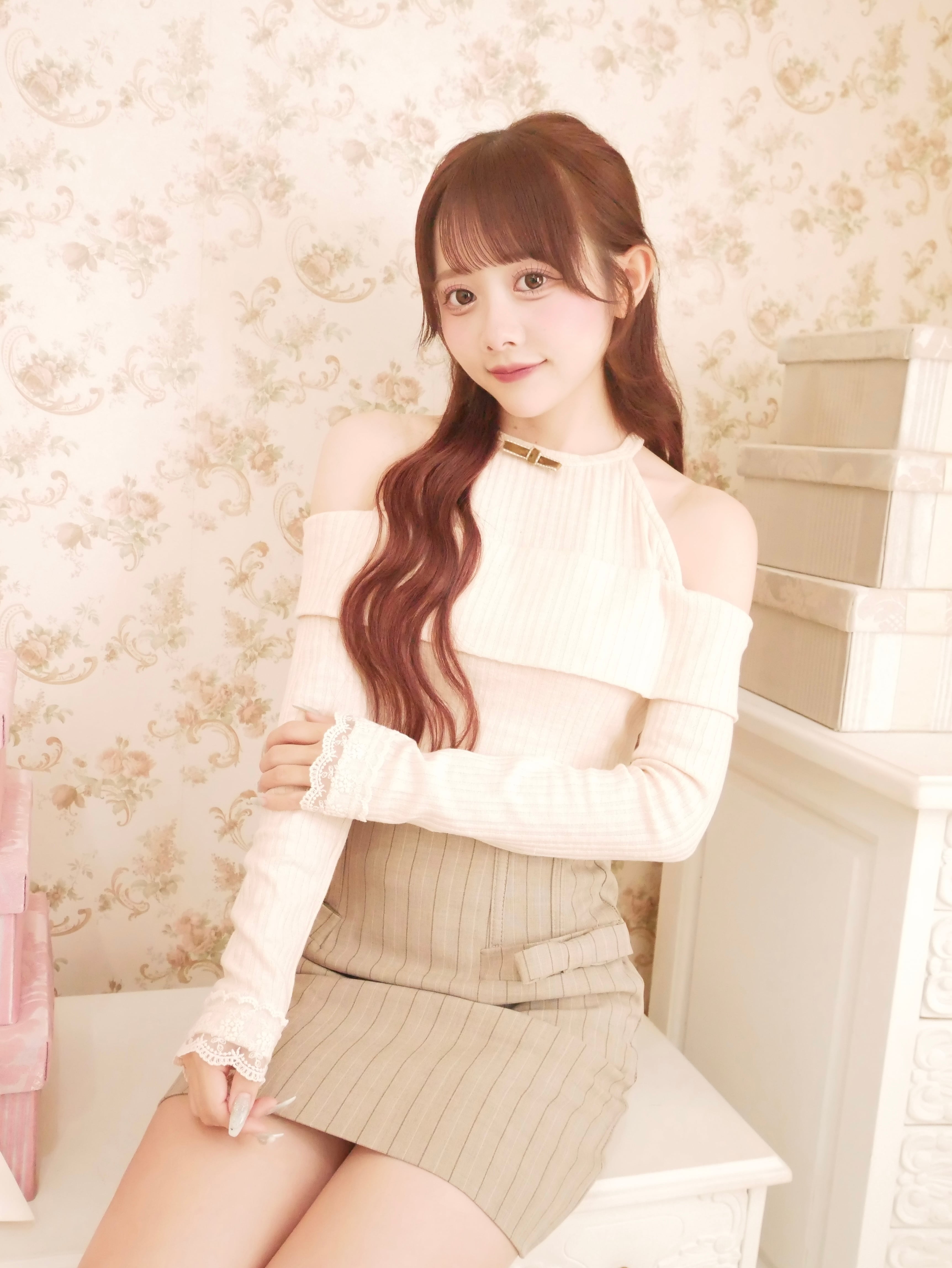 holder neck ribbon tops