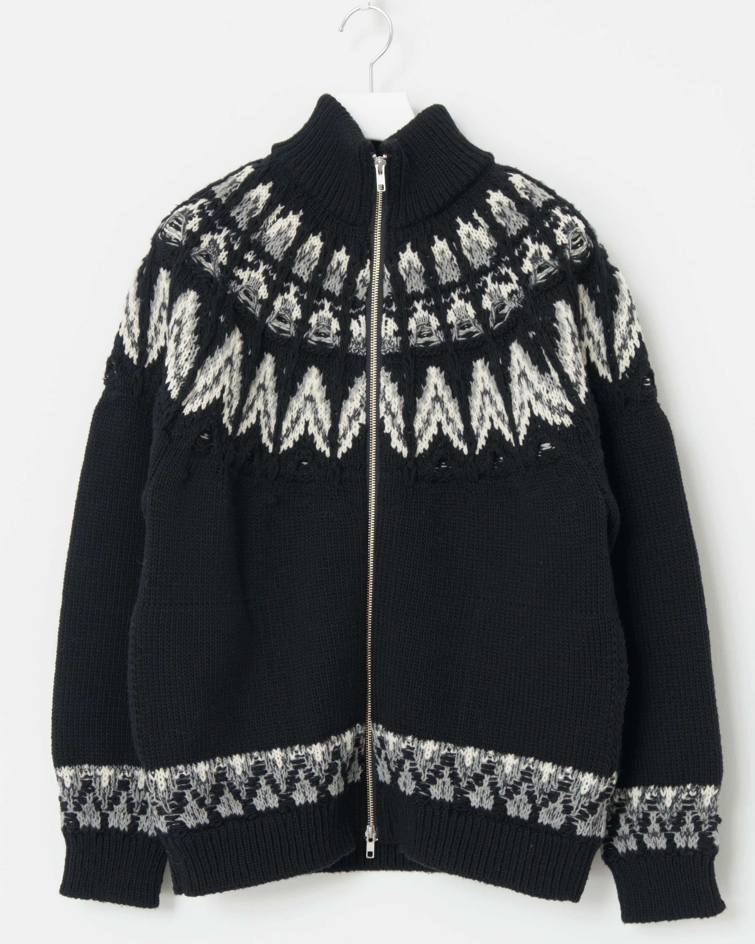 美品 MacMahon Knitting Mills 22AW 陰陽ニット Macmahon Knitting Mills 陰陽 ニット niche.