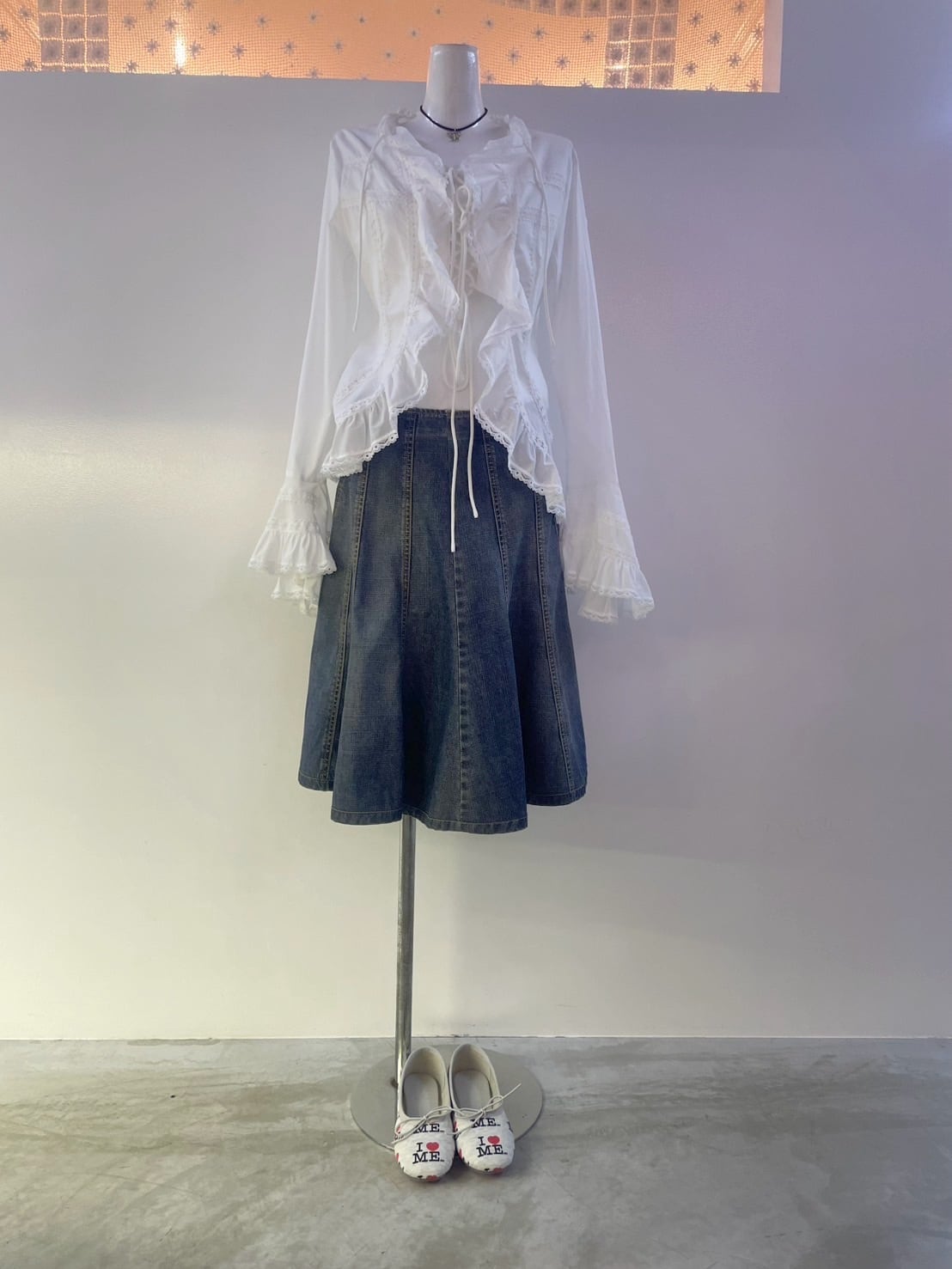 Denim skirt