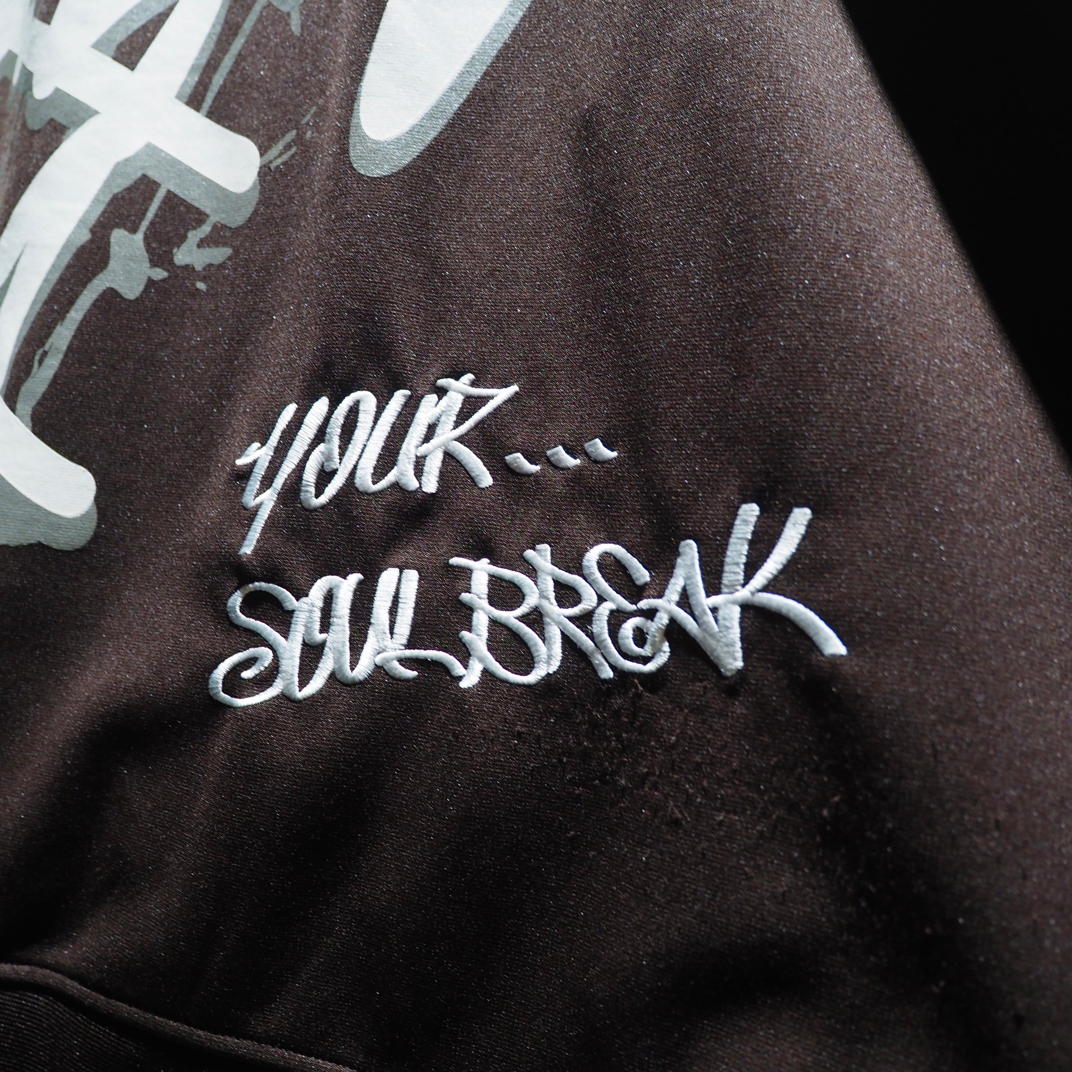 2000s ” Street culture ” Embbossed Design track jacket