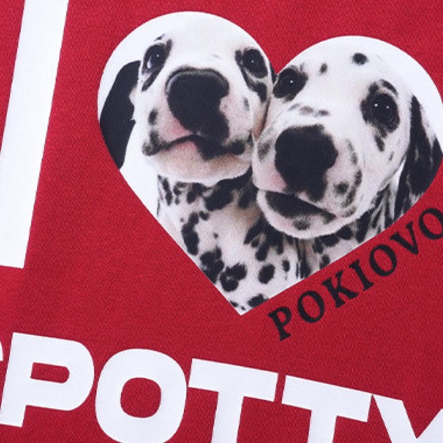 dalmatian photo print short-sleeved tee　ダルメシアンフォトプリント半袖ティー　J1963