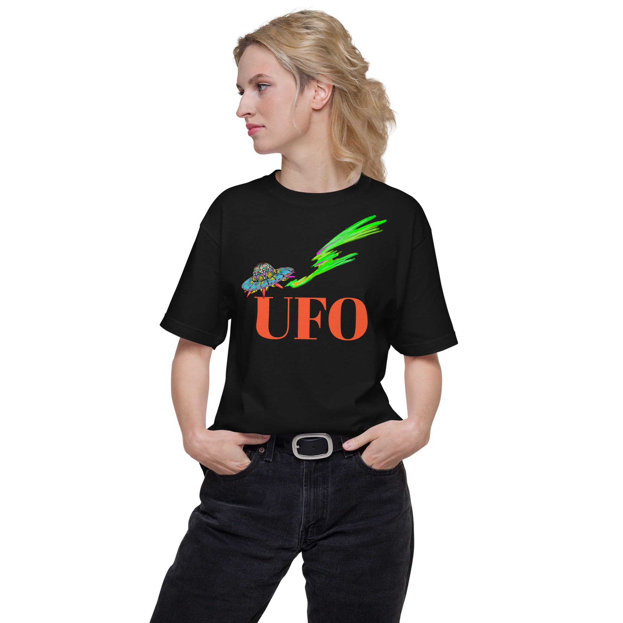 UFO Tシャツ ブラック | veraikon