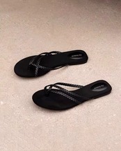 Woven strap flat Sandals L0111