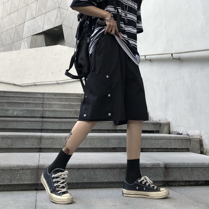 サマールーズショーツ スタンダードカジュアルパンツ レディースブレスト レトロ 夏物 ブルマー ケッペル85233152313