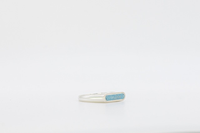 Signet ring -Pastel Blue-（受注商品）
